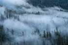Mist at Yosemite Tunnel View Art Print